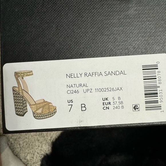 ** NEW** Coach NELLY RAFFIA SANDAL size 7 - Picture 10 of 10